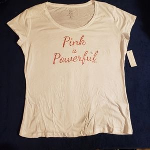 XL NY&CO White Graphic Tee